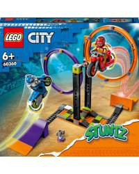 Конструктор LEGO CITY `Испытание каскадеров с вращением`