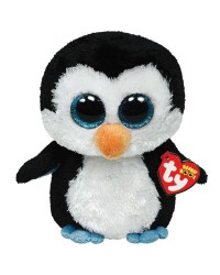 `TY` Мягкая игрушка BB WADDLES - пингвин