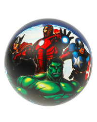 Мяч пвх 23 см супергерои полноцвет, в сетке ИГРАЕМ ВМЕСТЕ