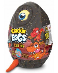 Игрушка мягконабивная динозавр 12 см «Crackin`Eggs» в мини яйце. Серия Лава