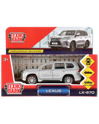 `Технопарк` Металлическая модель машины «Lexus LX-570», серебристый