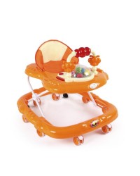 Ходунки `Маленькие друзья`, 8 силиконовых колес, муз., свет, игрушки (Alis) (оранжевый)