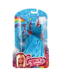 Аксессуары для кукол 29 см комплект одежды (голубой) и акс для Софии, принцесса, блист