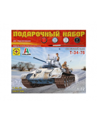 ПОДАРОЧНЫЙ НАБОР Советский танк Т-34-76 (1:72)