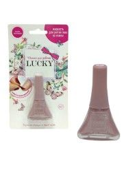 Лак Lucky цвет 087 Розово-Перламутровый Металлик , блистер