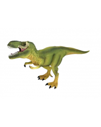 M5009 Фигурка Детское Время - Тираннозавр Рекс (с подвижной челюстью, цвета: зеленый, желтый), серия: Динозавры