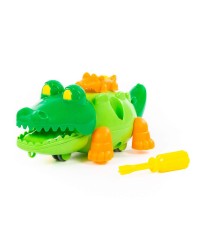 Конструктор `Крокодил` (17 элементов) (в пакете)
