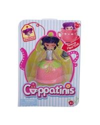 Кукла Cuppatinis 10 см с юбочкой, трансформирующейся в чайную чашку, с аксессуаром