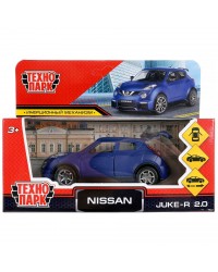 `Технопарк` Машина металл NISSAN JUKE-R 2.0 SOFT 12 см, двер, багаж, инерц, синий, в/к