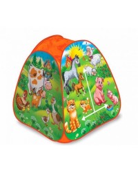Детская игровая палатка - Веселая ферма, в сумке `Играем Вместе`