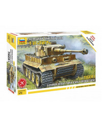Немецкий тяжелый танк T-VI `Тигр` (сборка без клея)(Звезда)