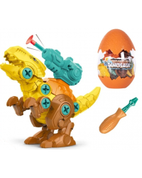 Динозавр-конструктор, стреляет присоской, в яйце