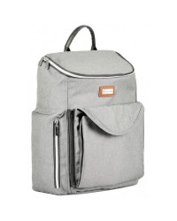 Рюкзак текстильный F8 (Светло-серый)