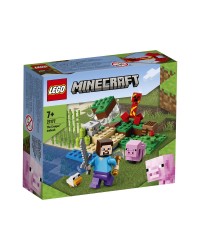 Конструктор LEGO Minecraft `Засада Крипера`
