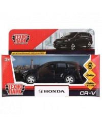 `Технопарк` Машина металл `HONDA CR-V` 12см, открыв. двери, инерц, черный, в/к