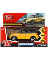 `Технопарк` Машина металл SUZUKI VITARA S 2015 12 см, инерц, цвет желтый, в/к