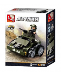 Конструктор `Армия-танк` 151 дет.