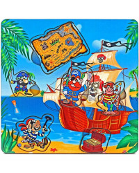 Деревянная Рамка-вкладка «Пираты с картой»