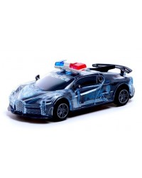 Машинка `Полиция` инерционная, 3 цвета в ассортименте, световые и звуковые эффекты