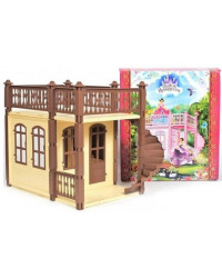 Домик для кукол `Замок Принцессы` 1 этаж, цвет бежевый