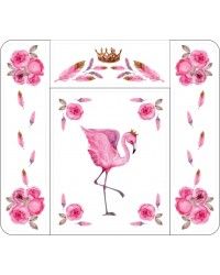 Пеленальный матрасик Топотушки `Розовый фламинго`