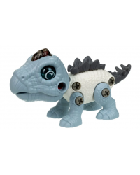1toy RoboLife «Стегозавр», динозавр сборный со светом, звуком