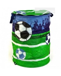 Корзина для хранения игрушек `Футбол`, цвет сине-зеленый