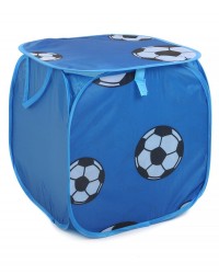 Корзина для хранения игрушек `Футбол`, цвет синий