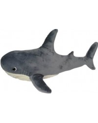 Мягкая игрушка Акула серая 45 см