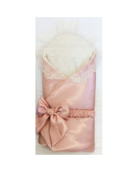 Одеяло-конверт цв.розовый атлас В1033А/2