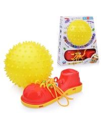 Развивающий набор №1 мяч желтый+ботинок `КНОПА`