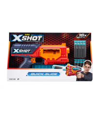 Игровой набор для стрельбы ZURU X-Shot «Ексель – Куик - Слайд», упаковка открытая коробка