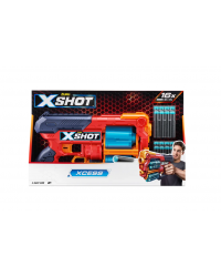 Игровой набор для стрельбы ZURU X-Shot «Ексель – Иксес – ТК-12», упаковка открытая коробка
