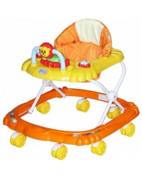 Ходунки МишкаBAMBOLA (8 колес,игрушки,муз) Orange+Yellow/Оранжевый