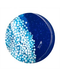 Слайм Прихлоп 40 гр синий капсула с шариками
