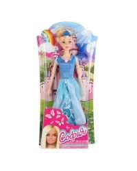 Кукла 29см София принцесса в голубом платье, с аксесс.