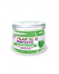 Plastic Fantastic. Гранулированный пластик 95 г, зелёный с аксес. в баночке