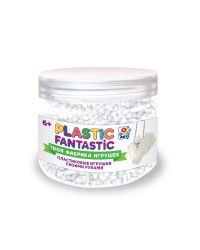 Plastic Fantastic. Гранулированный пластик 95 г, белый с аксес. в баночке