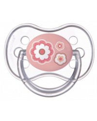 Соска-пустышка Канпол круглая силик.Newborn baby от 0-6мес роз.