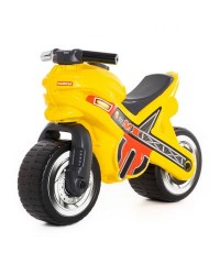 Каталка-мотоцикл `МХ` (жёлтая)