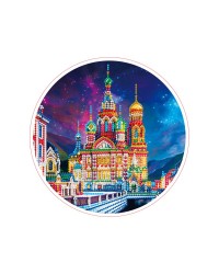 Алмазная мозаика `Санкт-Петербург` д,24см, 11цв