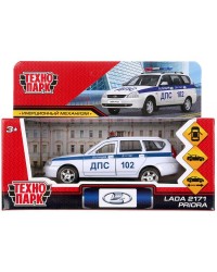 `Технопарк` Металлическая модель «Lada Priora. Полиция»