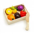 Превью-фото #1 Набор деревянный, разрежь офощи и фрукты, в коробке
