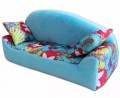 Превью-фото #1 Набор мягкой мебели для кукол диван, 2 подушки `Бабочки`