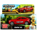 Превью-фото #1 `Технопарк` Машина металл BMW X6 12 см, двер, багаж, инер, красный мой мир, в/к