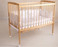 Превью-фото #1 Кроватка Golden baby цвет слоновая кость колесо