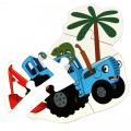 Превью-фото #2 Синий Трактор в Африке. Макси-пазлы. 6 деталей. Умные игры