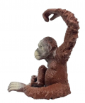 Превью-фото #2 M4071 Фигурка Детское Время - Самка орангутанга (с подвижной левой рукой, сидит), серия: Дикие животные