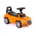Превью-фото #1 Каталка-автомобиль `SuperCar` №2 со звуковым сигналом (оранжевая)