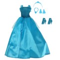 Превью-фото #4 Аксессуары для кукол 29 см комплект одежды (голубой) и акс для Софии, принцесса, блист